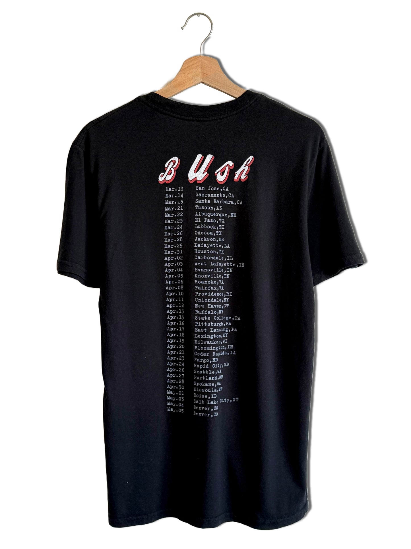 Bush Tour t-shirt