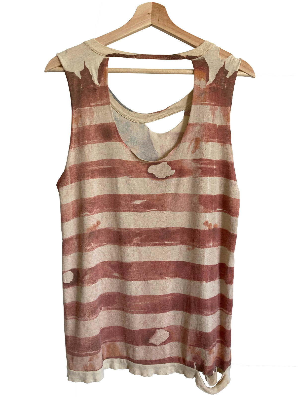 American Flag deconstructed t-shirt