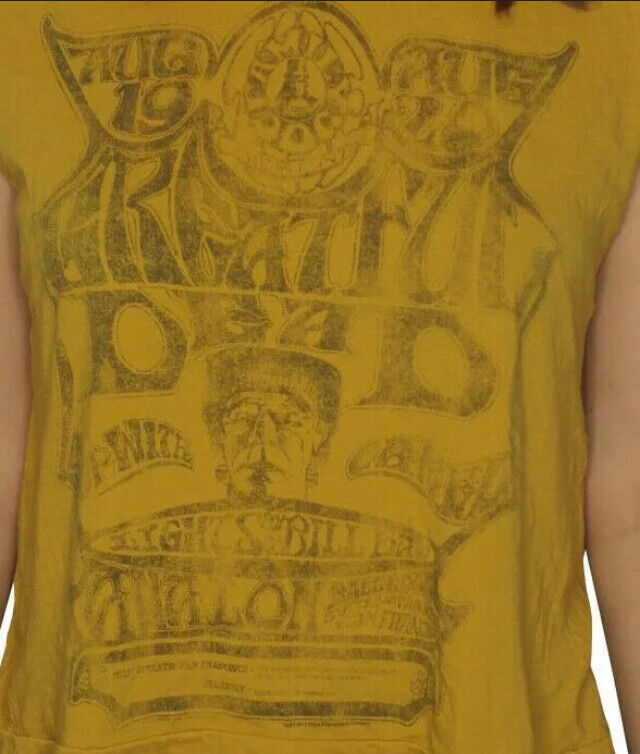 Grateful Dead "Family Dog" Muscle Crop Top
