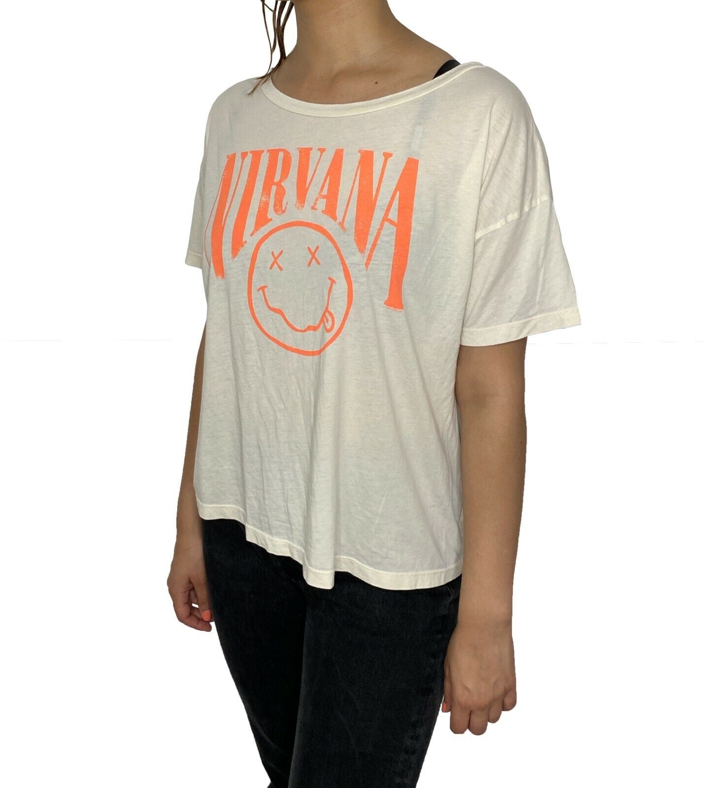 Nirvana Smiley Face Boxy t-shirt