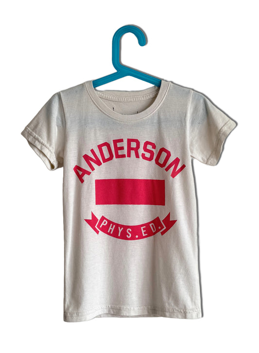 ANDERSON PHYS. ED. Japanese kids t-shirt
