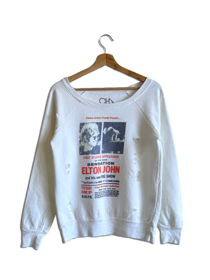 Elton John Destroyed Sweatshirt