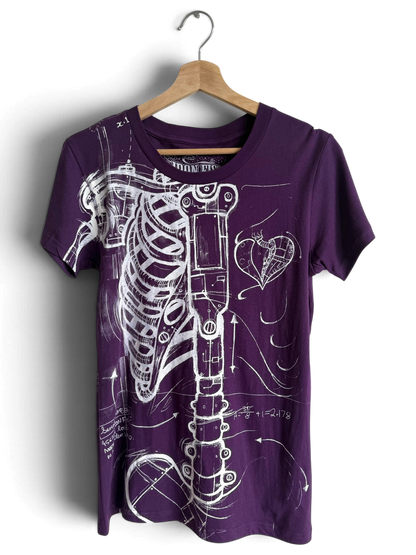Iron Fist Robo-Wishbone Skeleton t-shirt