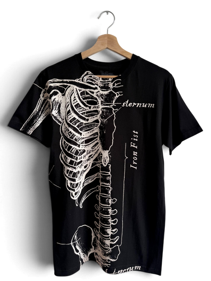 Iron Fist Anatomical Skeleton t-shirt