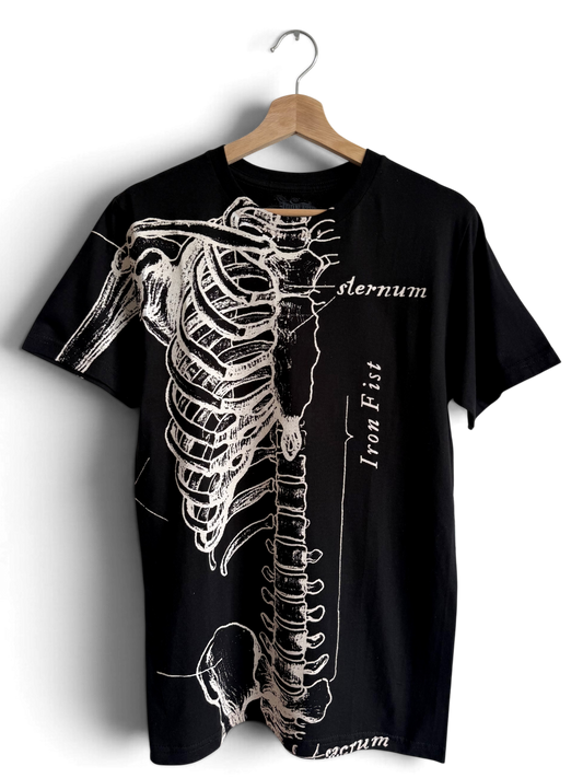 Iron Fist Anatomical Skeleton t-shirt