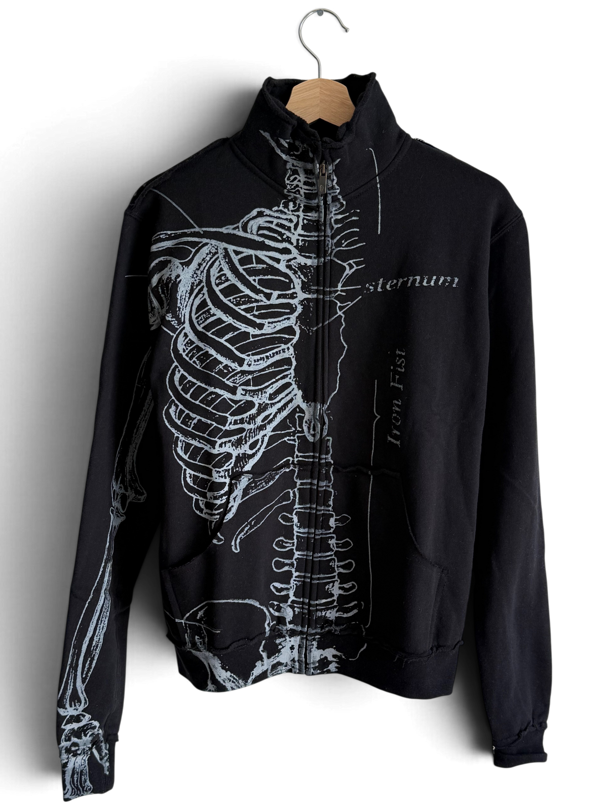 Iron Fist Vintage Skeleton Anatomical Zip Up Jogger
