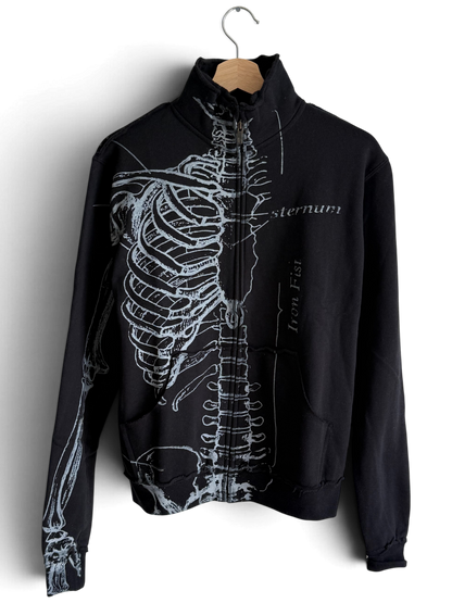 Iron Fist Vintage Skeleton Anatomical Zip Up Jogger