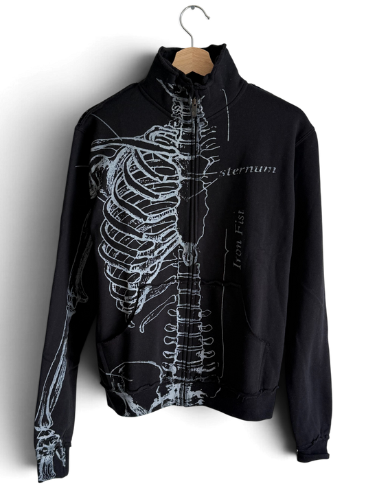 Iron Fist Vintage Skeleton Anatomical Zip Up Jogger