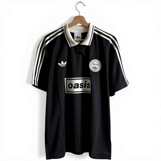 Oasis 2025 Tour Jacquard Jersey Black Polo