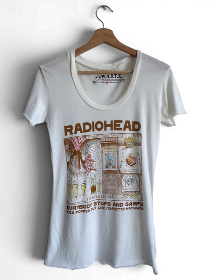 Radiohead "Evrybody Stops and Gawps" Authentic W.A.S.T.E t-shirt