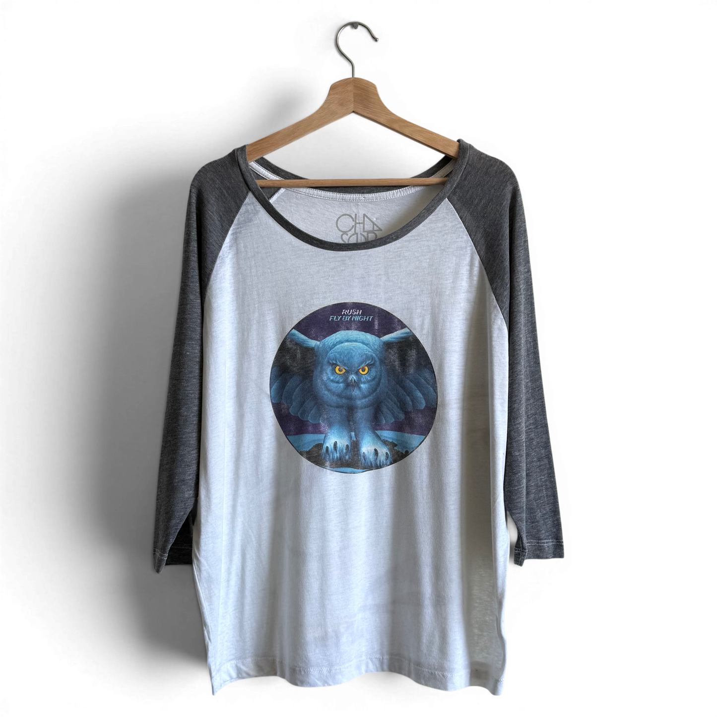 Rush "Fly by Night" baseball sleeves boxy t-shirt