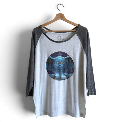 Rush "Fly by Night" baseball sleeves boxy t-shirt
