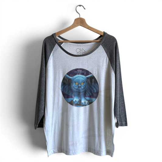Rush "Fly by Night" baseball sleeves boxy t-shirt