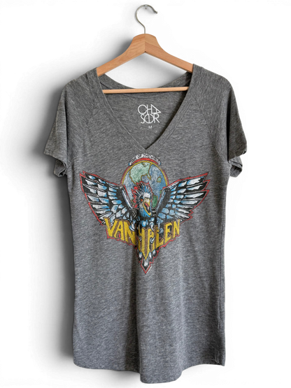 Van Halen "Tour of the World" V neck t-shirt