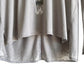 Silver Glitter Cow Skull Long Sleeves t-shirt