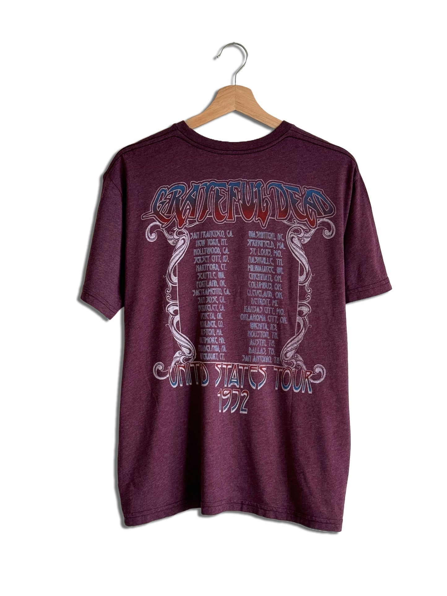 Grateful Dead "United States Tour 1972" t-shirt