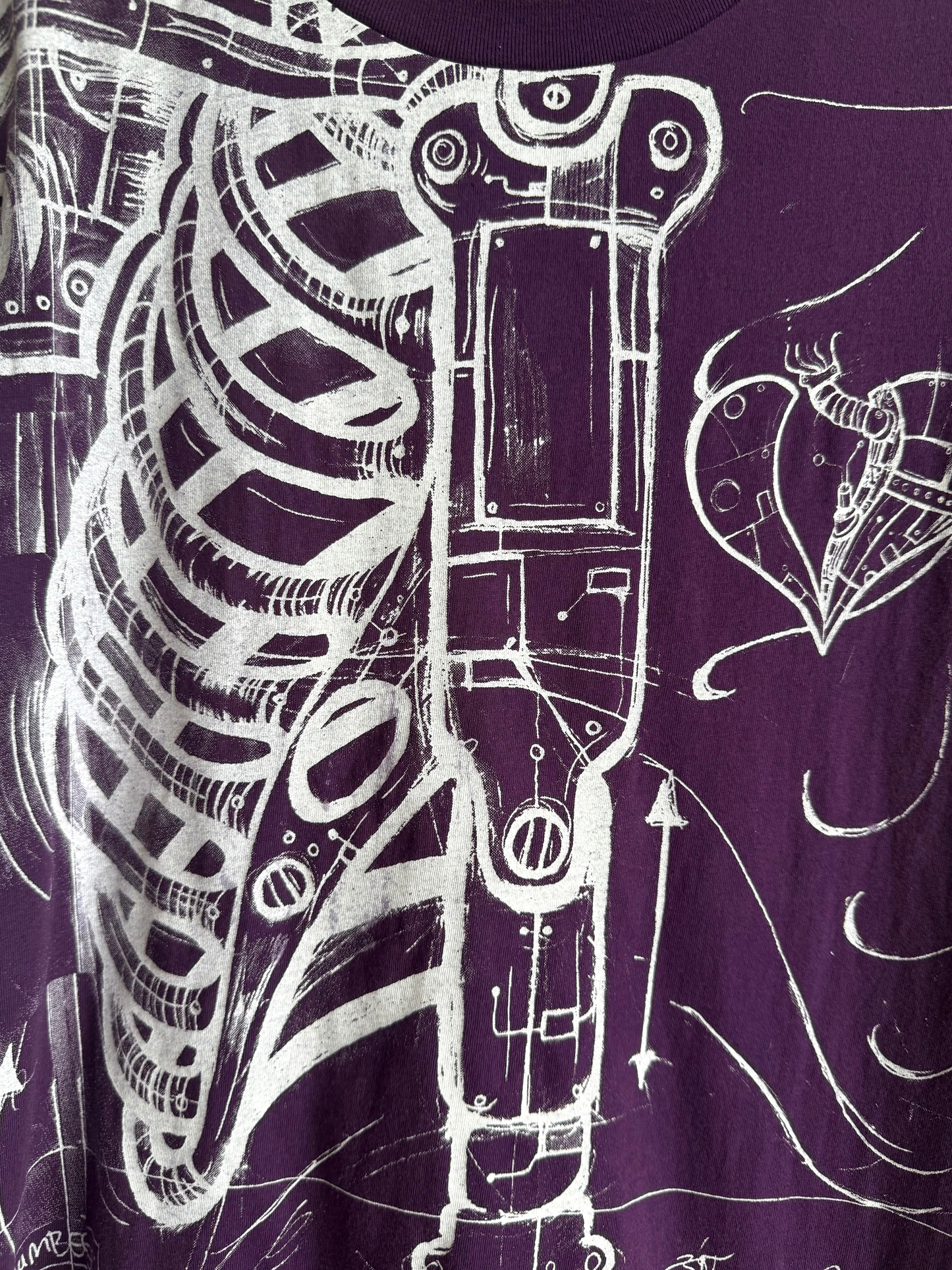 Iron Fist Robo-Wishbone Skeleton t-shirt