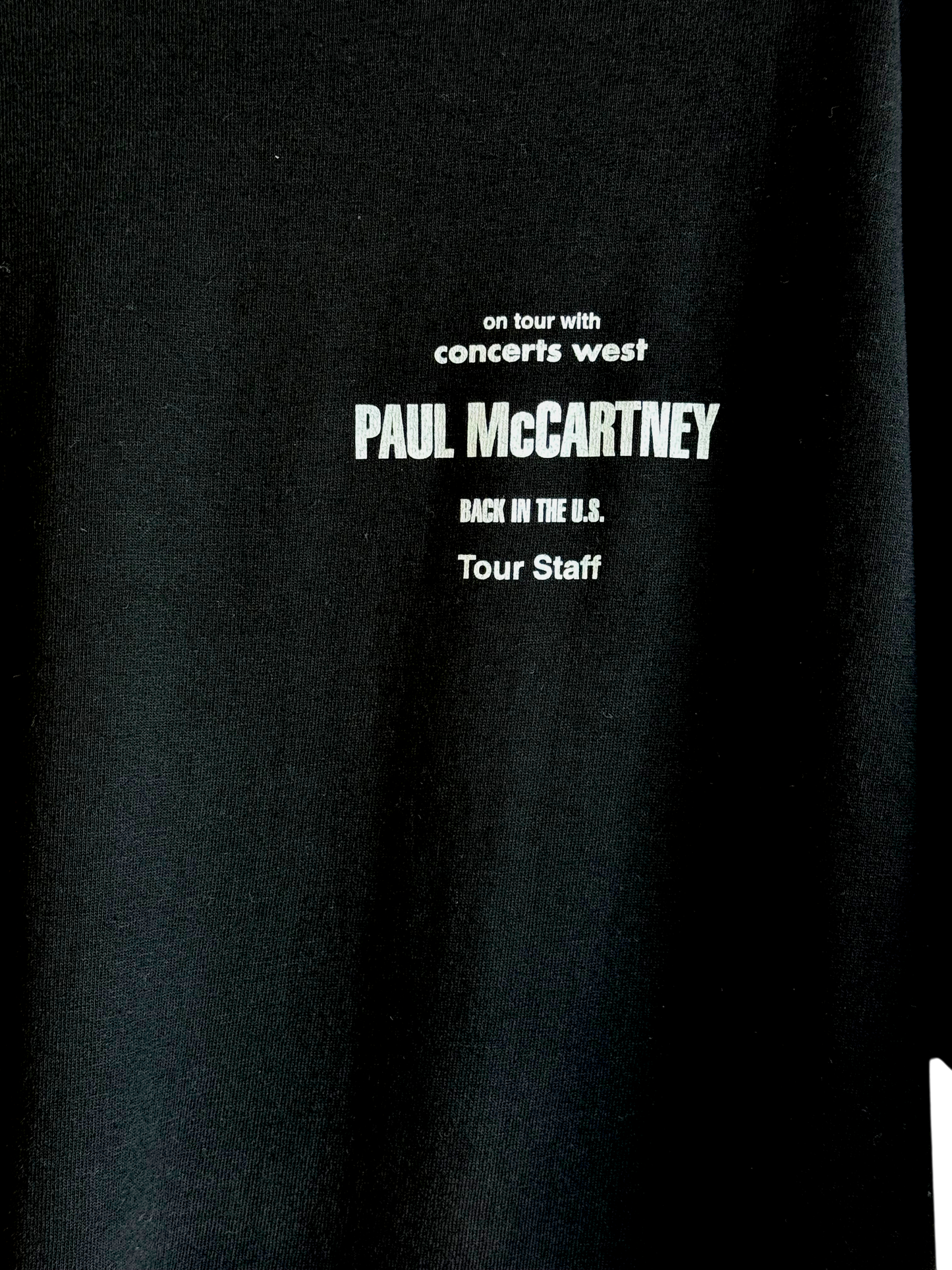 Paul McCartney Vintage Road Crew t-shirt
