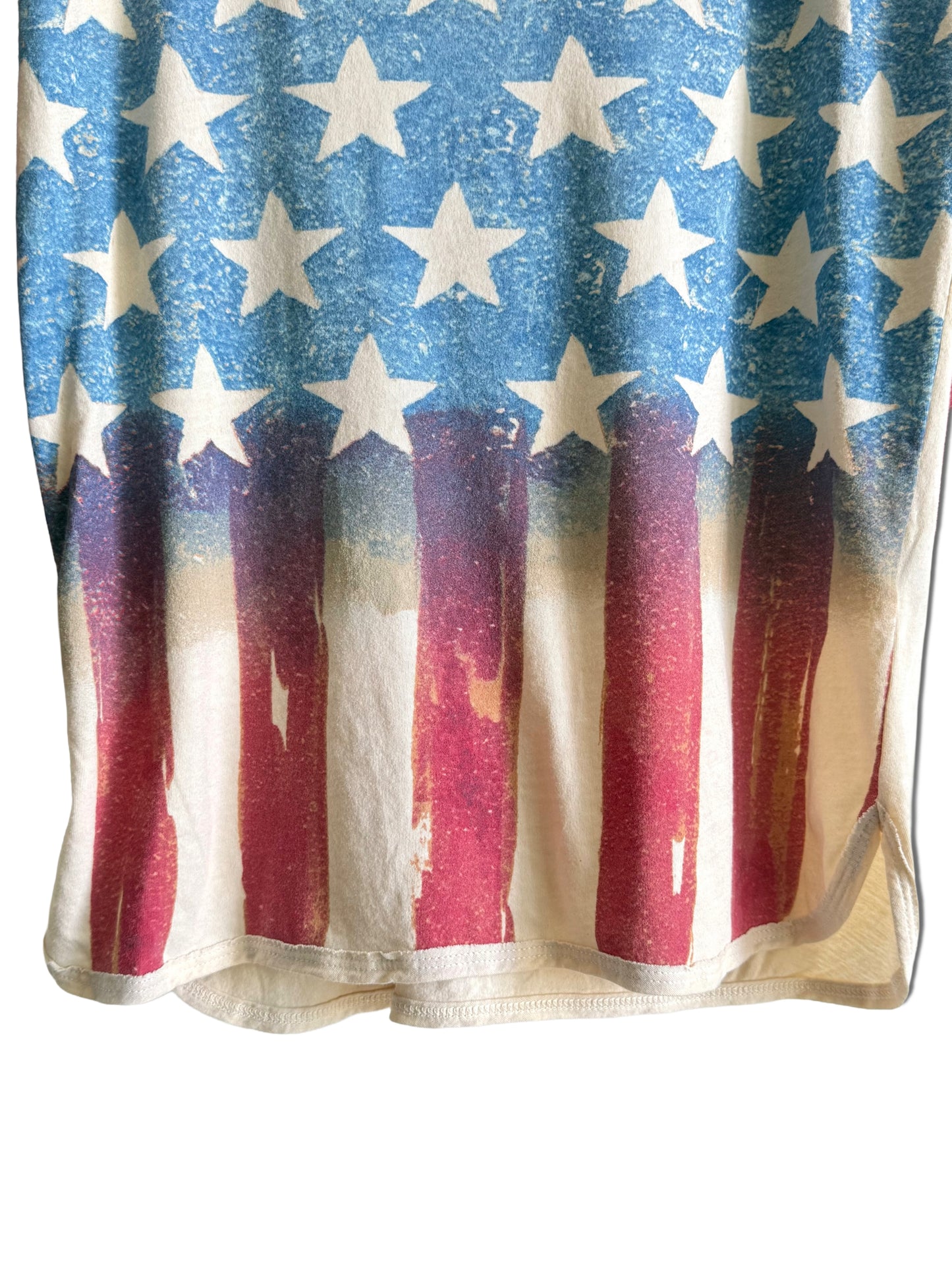 American Flag Baseball sleeves t-shirt