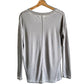 Silver Glitter Cow Skull Long Sleeves t-shirt