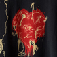 Iron Fist Skeleton Red Heart t-shirt