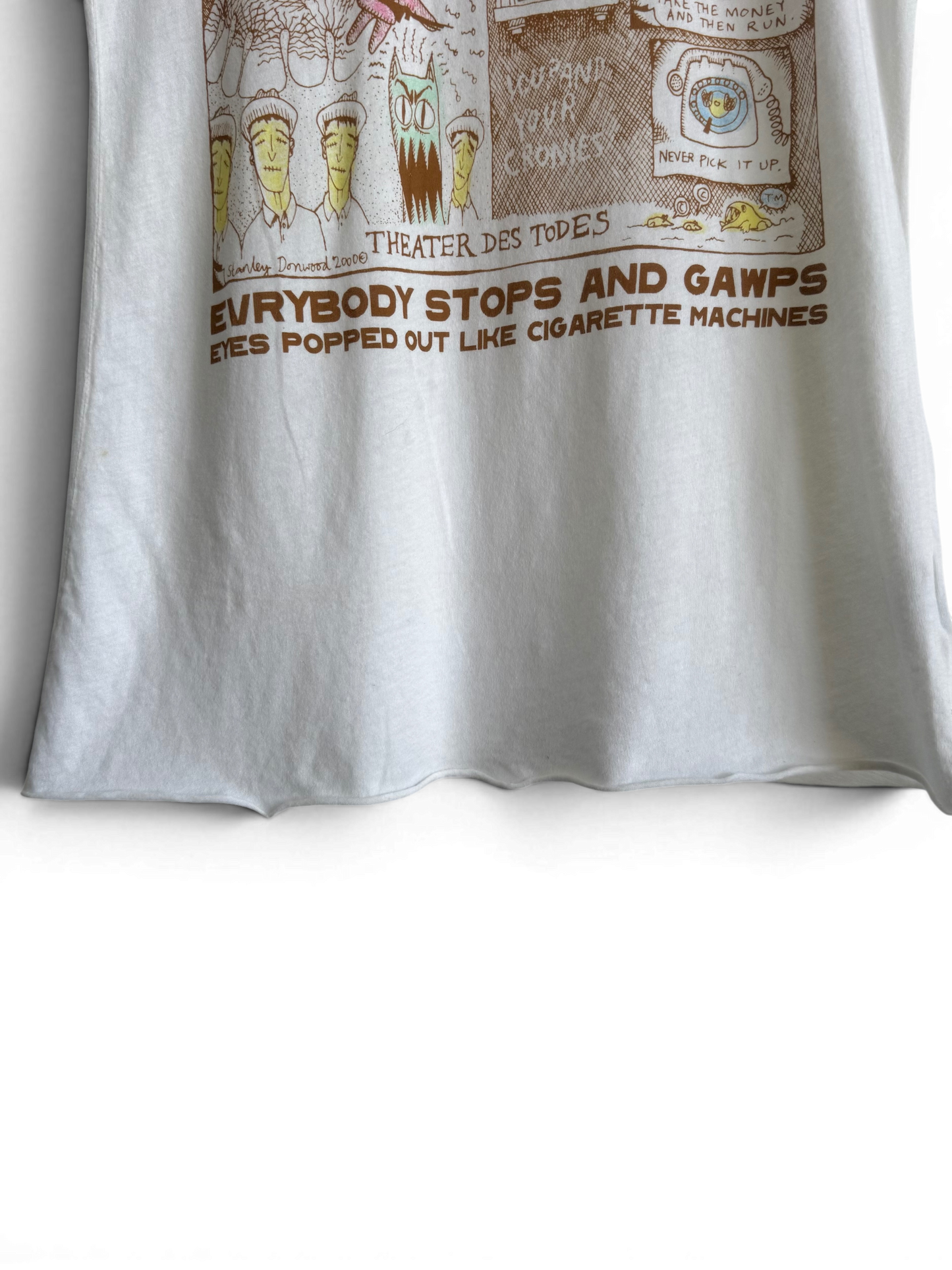 Radiohead "Evrybody Stops and Gawps" Authentic W.A.S.T.E t-shirt