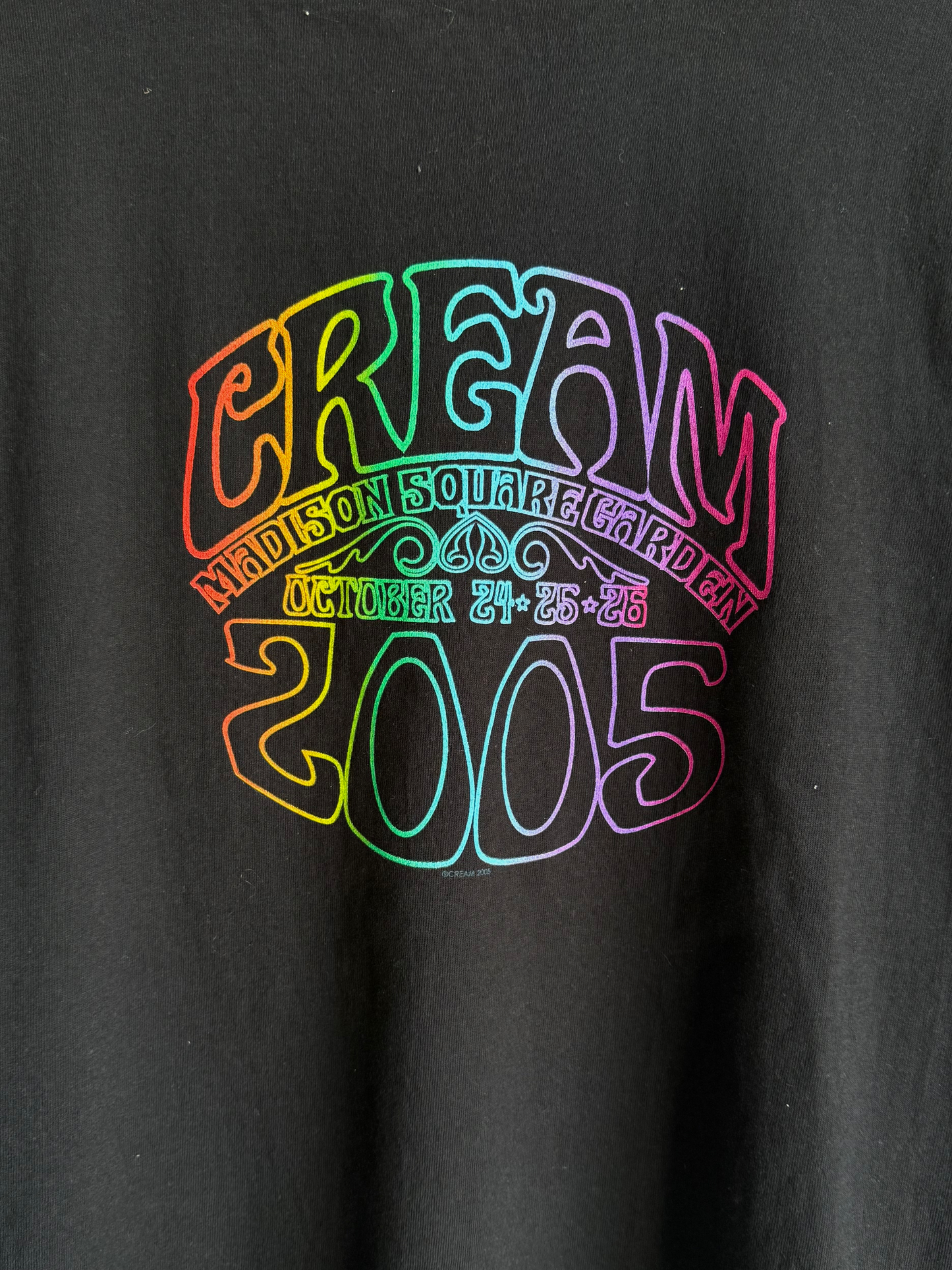 Cream Vintage Road Crew t-shirt