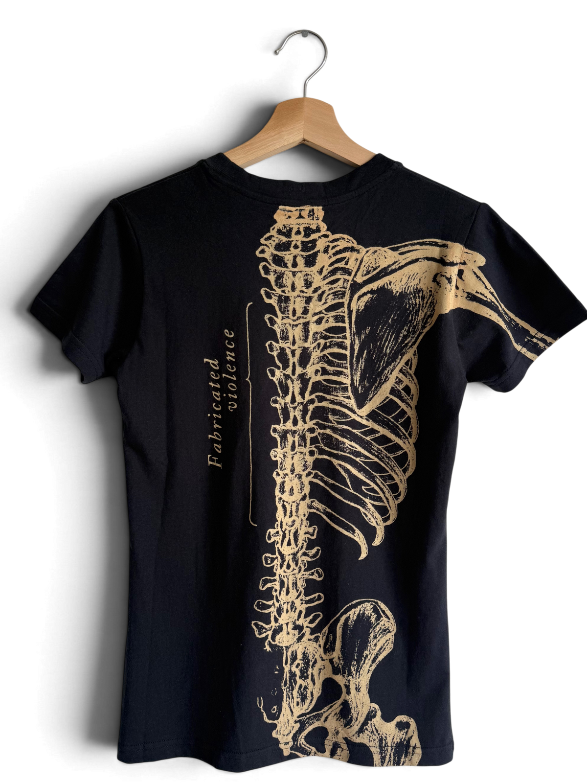 Iron Fist Skeleton Red Heart t-shirt