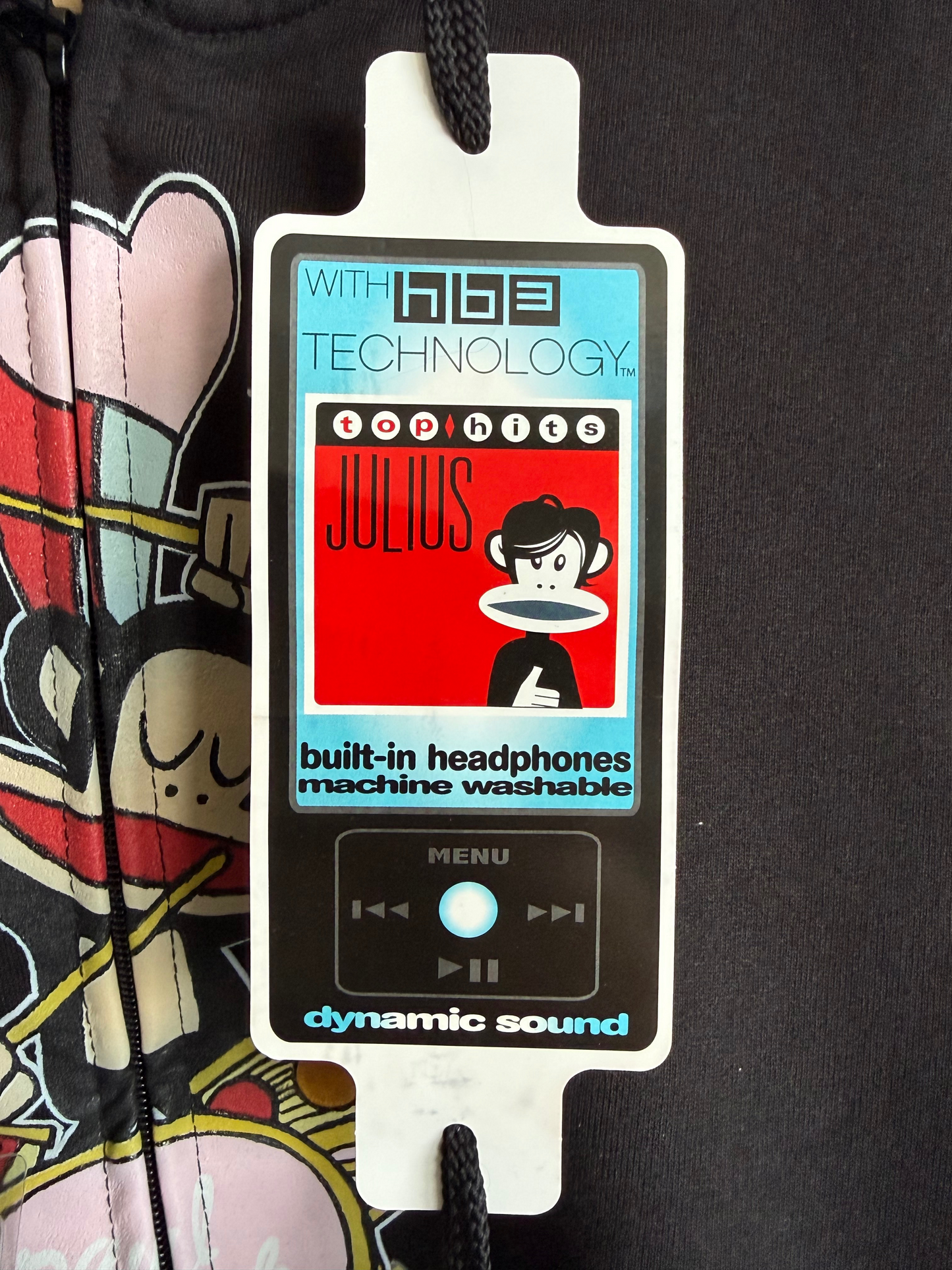 Paul Frank Julius Built in headphones Hoodie