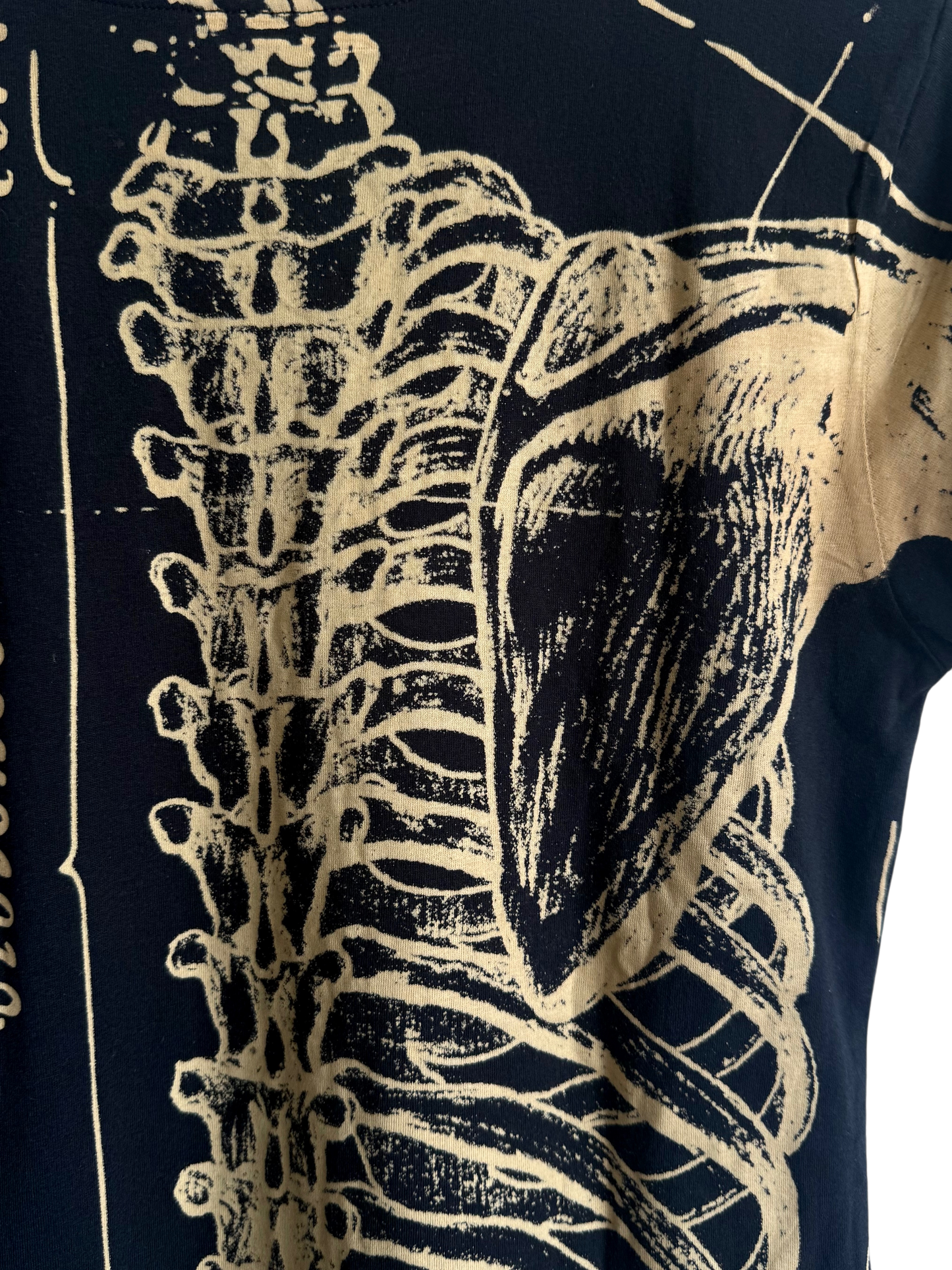 Iron Fist Anatomical Skeleton Goth t-shirt