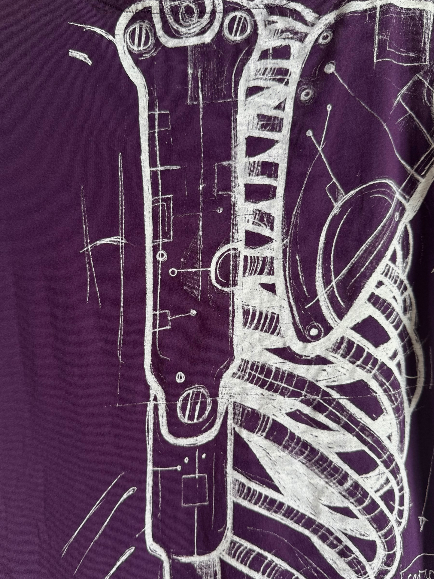 Iron Fist Robo-Wishbone Skeleton t-shirt