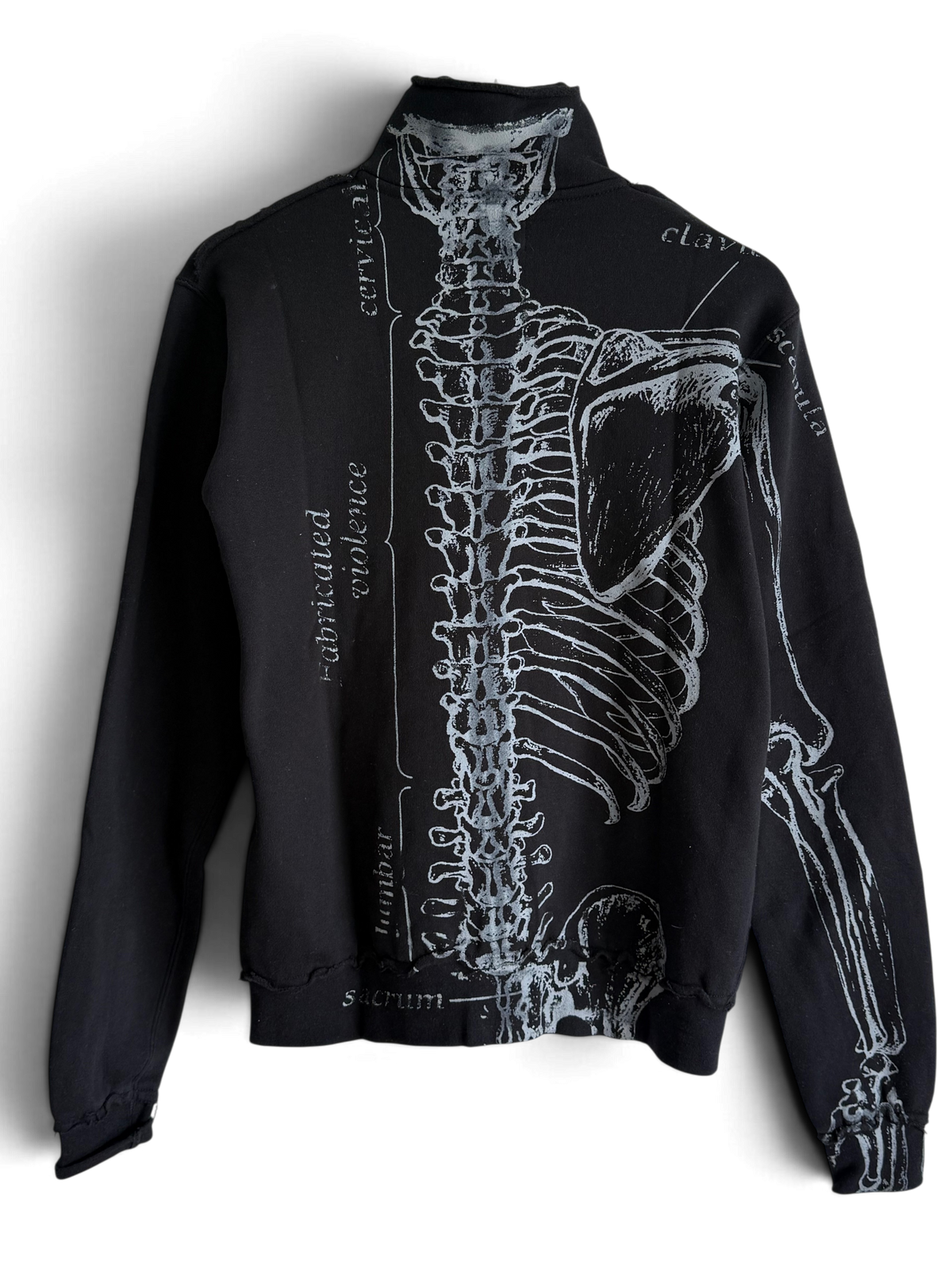 Iron Fist Vintage Skeleton Anatomical Zip Up Jogger
