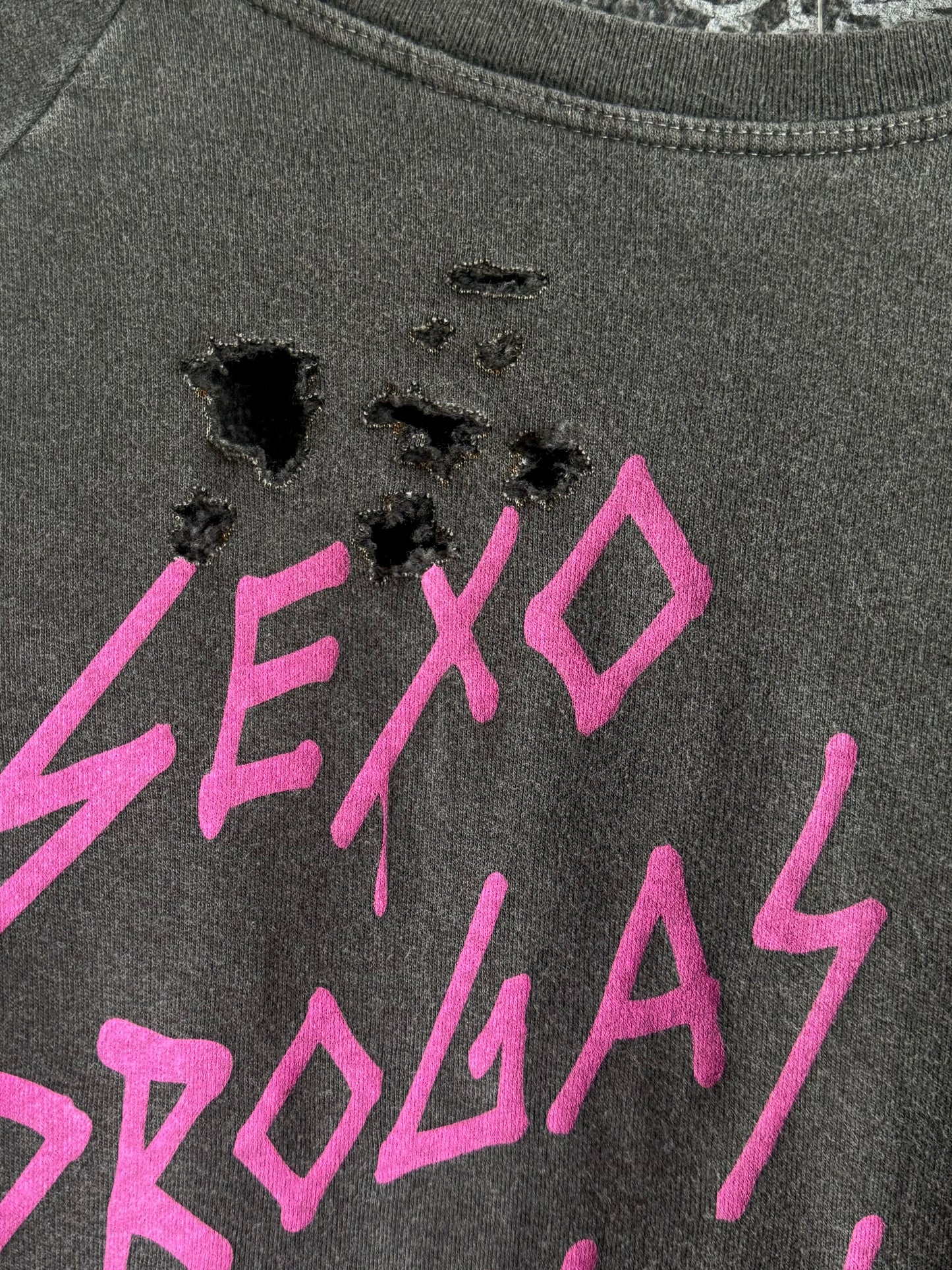 Sexo, Drogas y Rock n' Roll Destroyed Sweatshirt