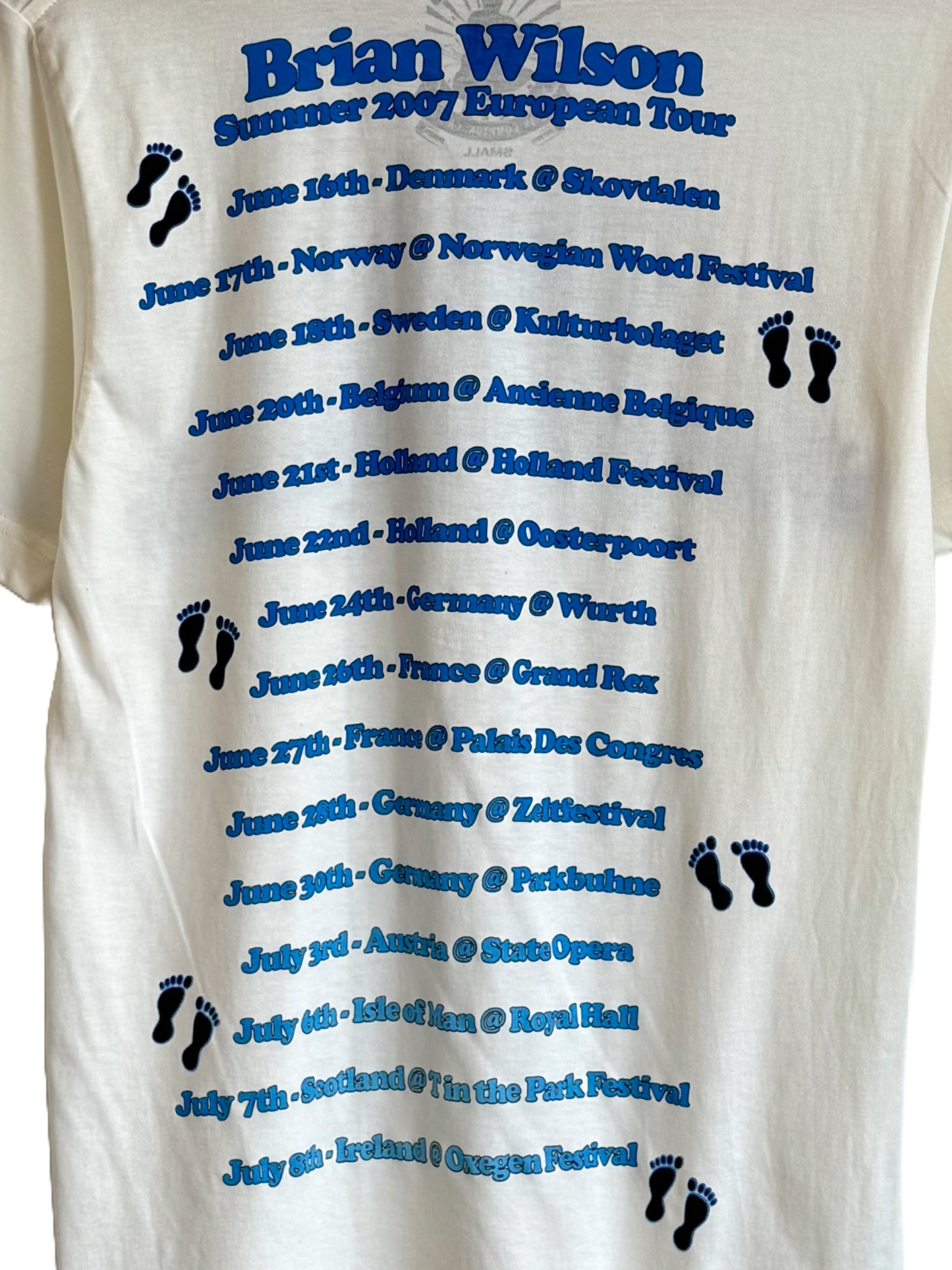 Brian Wilson Tour t-shirt