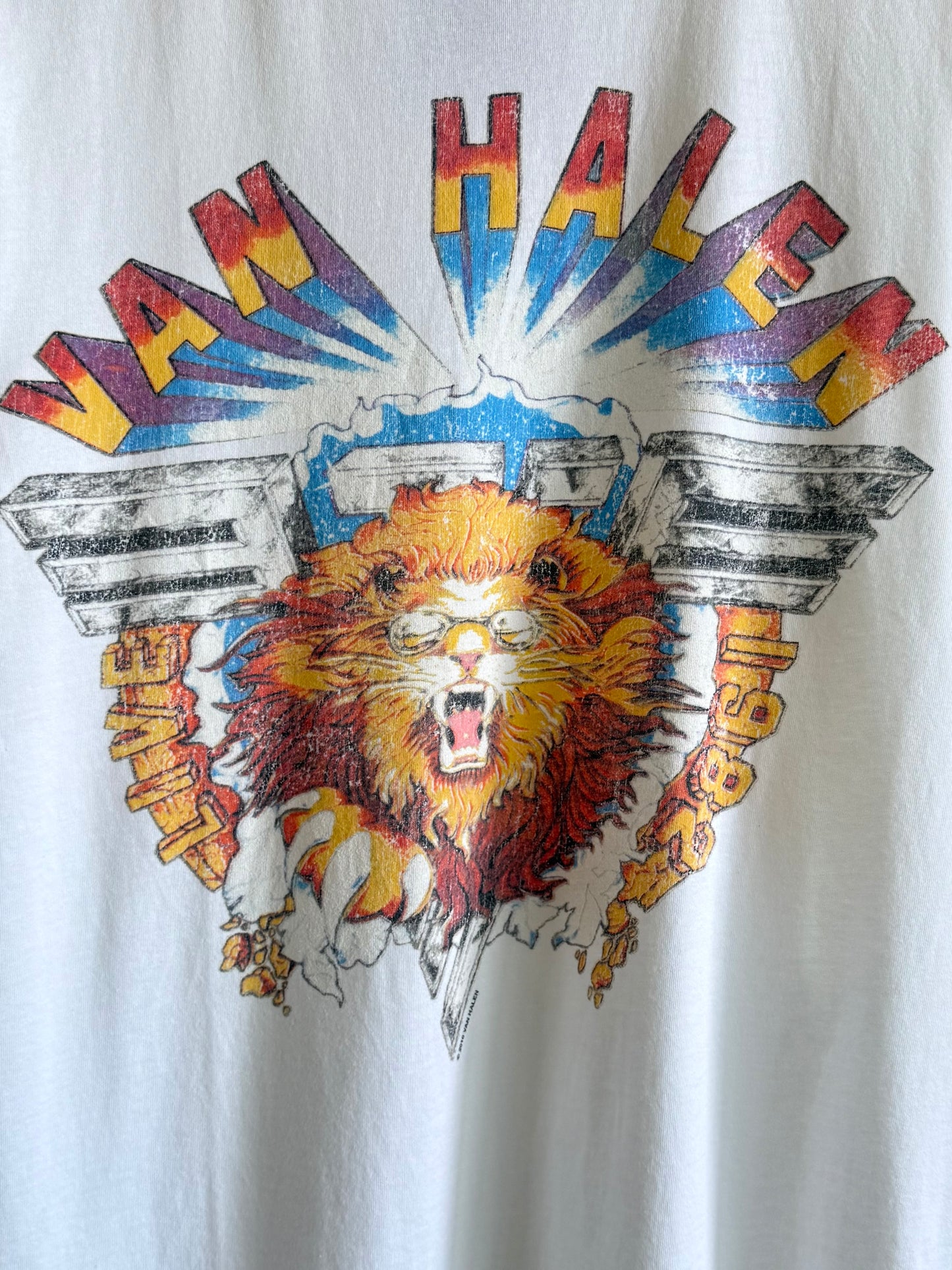 Van Halen "Live 1982" Men t-shirt