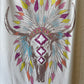 Cow Skull with Warbonnet t-shirt