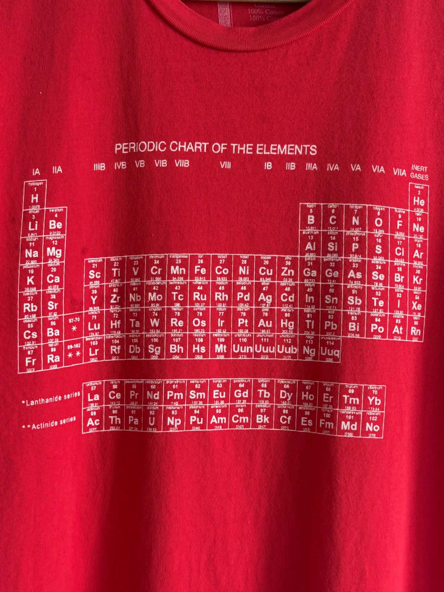 Periodic Table of Elements t-shirt