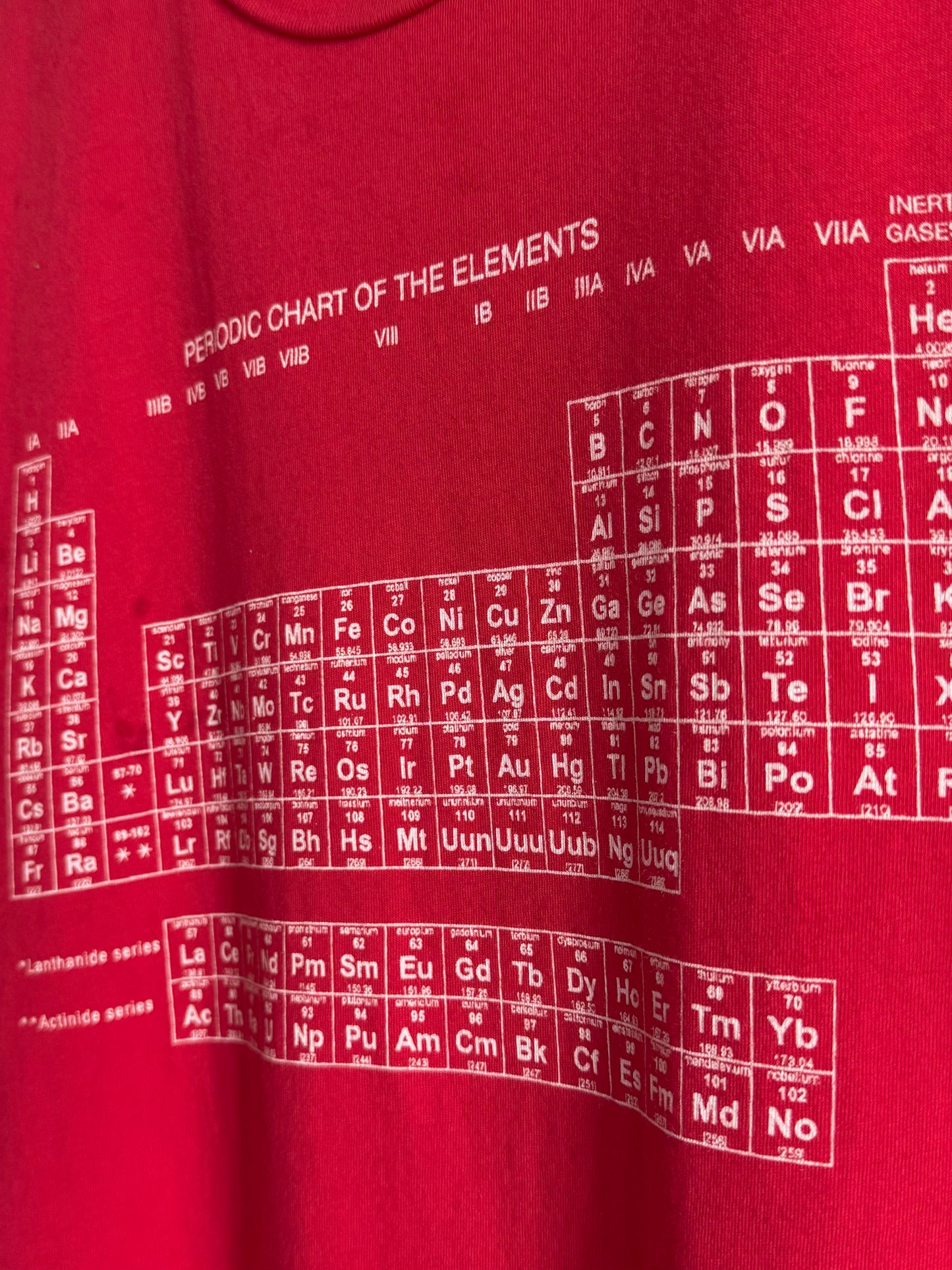 Periodic Table of Elements t-shirt