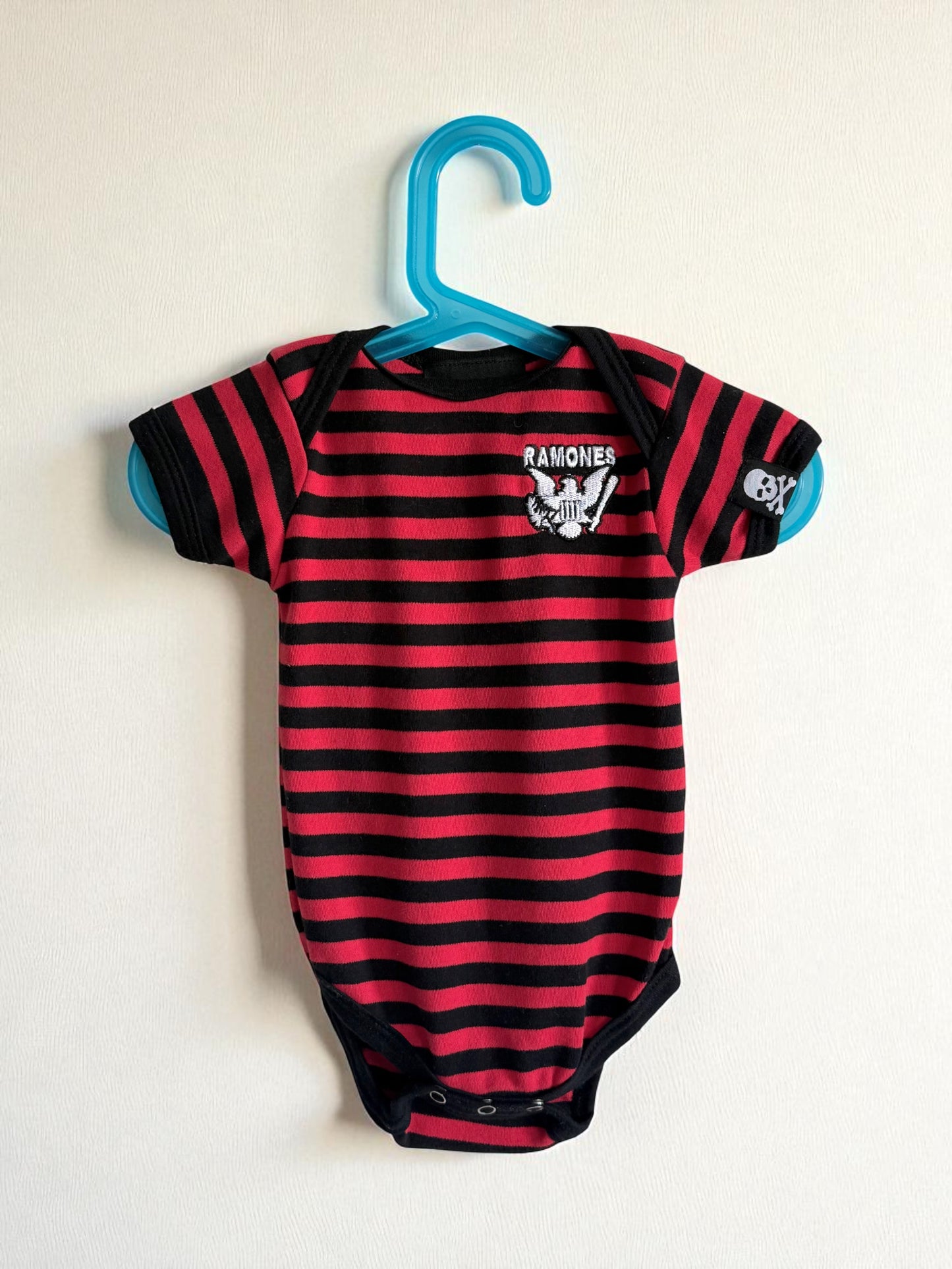 Ramones embroidered onesie