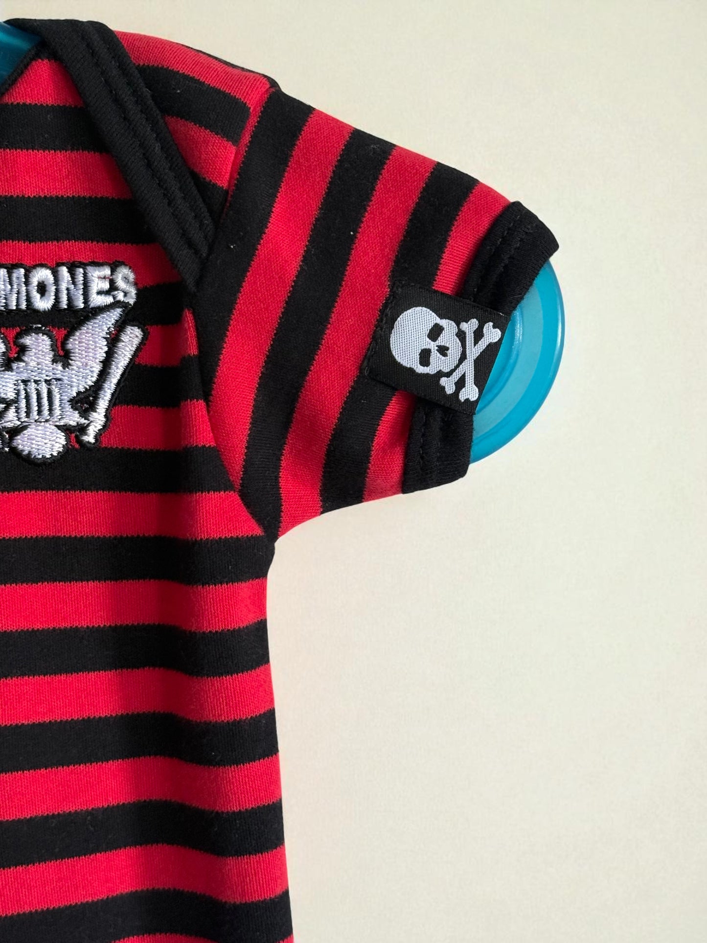 Ramones embroidered onesie