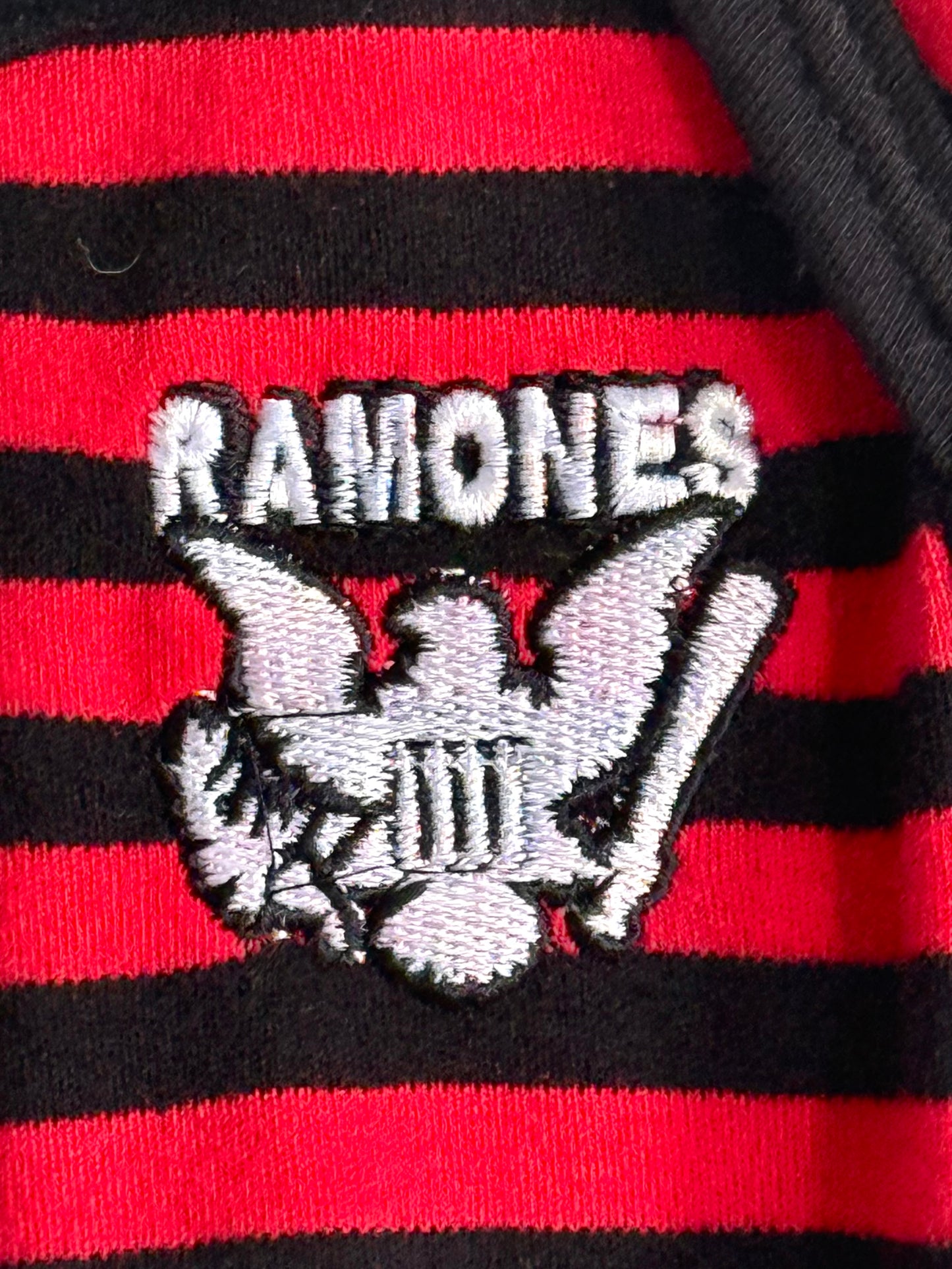 Ramones embroidered onesie
