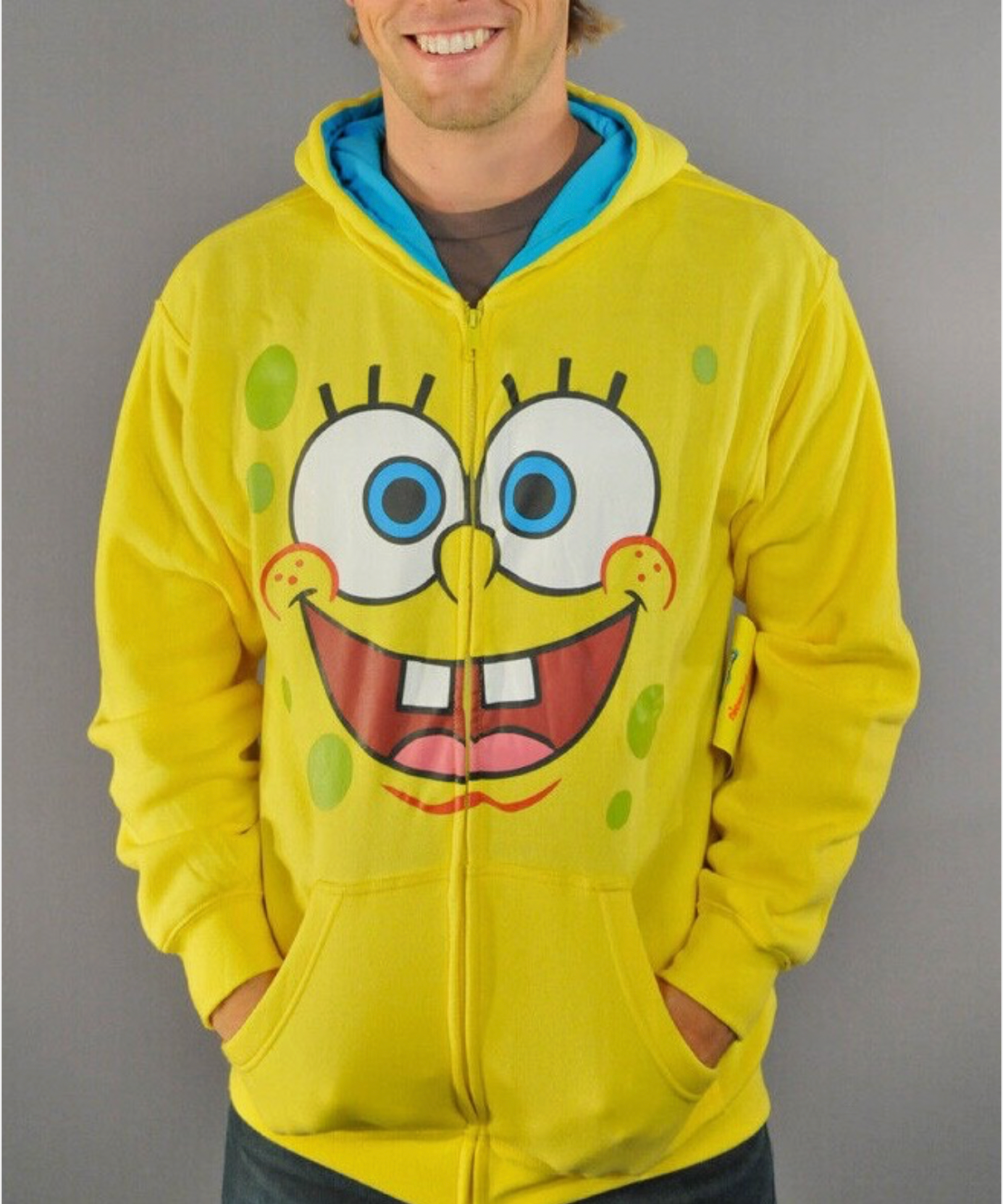 Sponge Bob Zip Hoodie