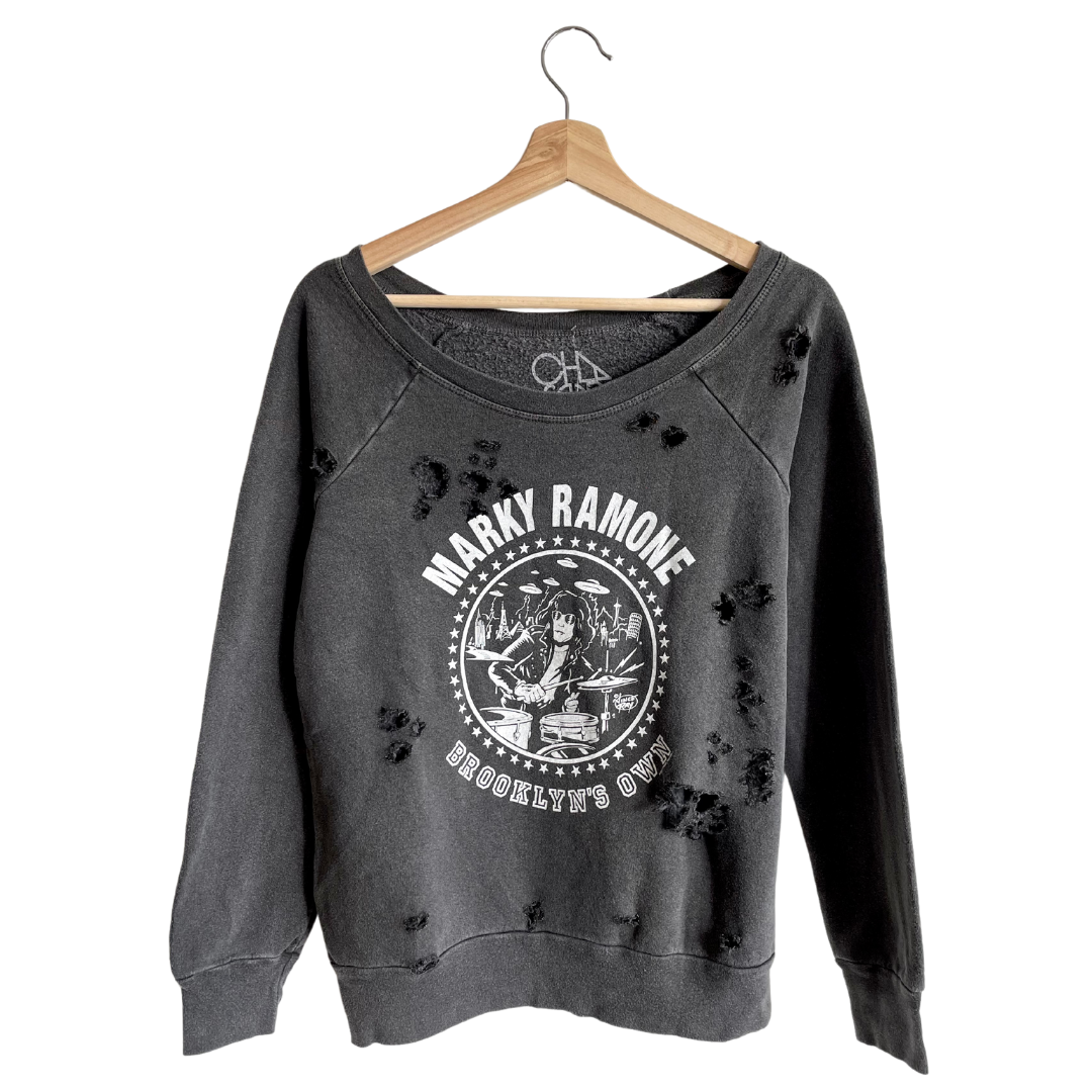 Marky Ramone Destroyed Sweatshirt