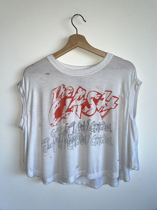 The Clash Destroyed Muscle Crop Top