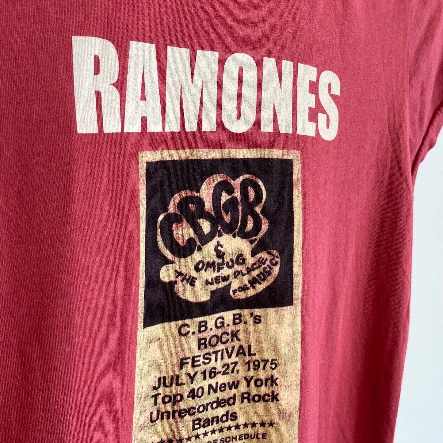 Ramones CBGB Poster Vintage t-shirt