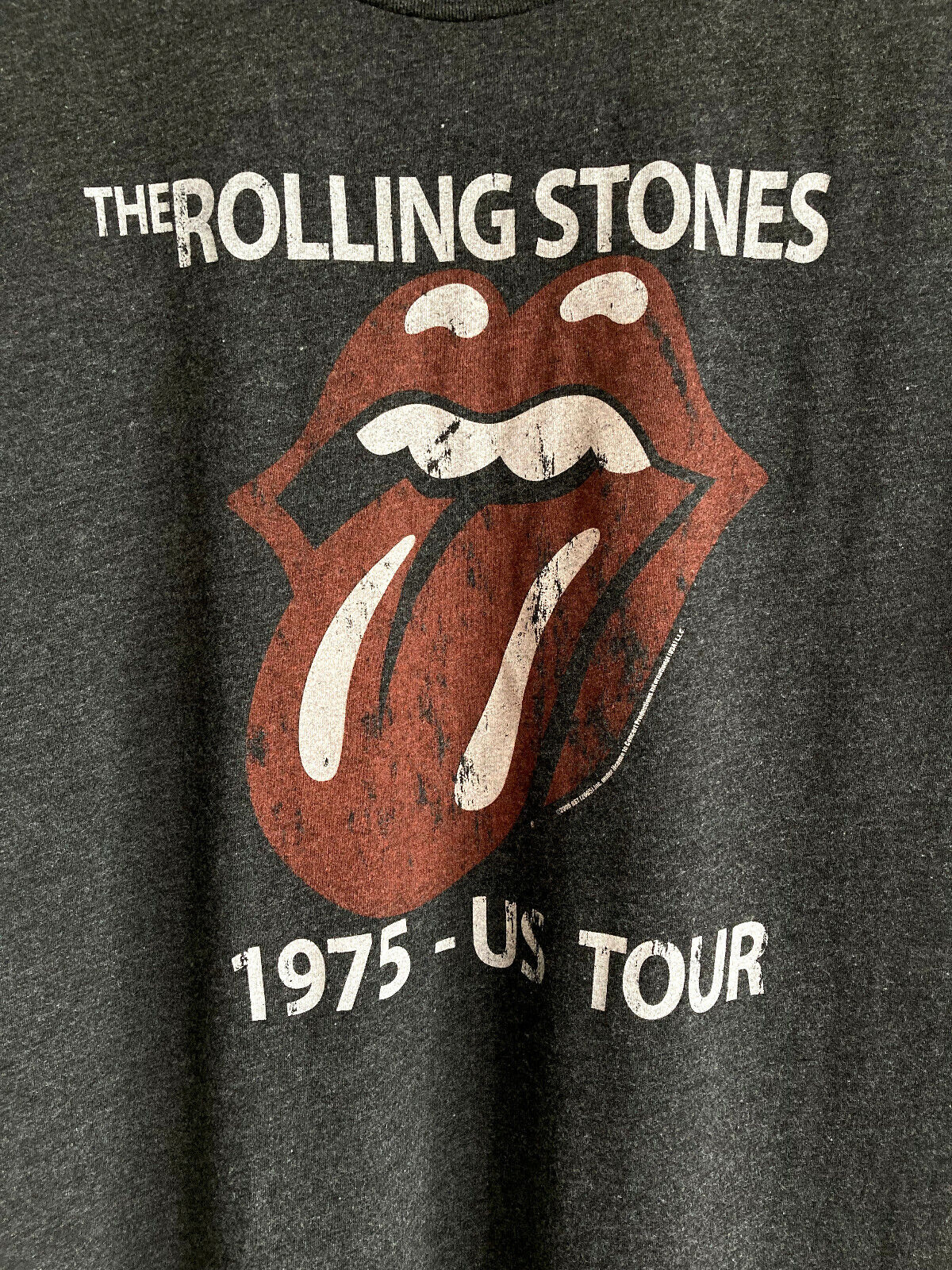 The Rolling Stones 1975 US Tour t-shirt