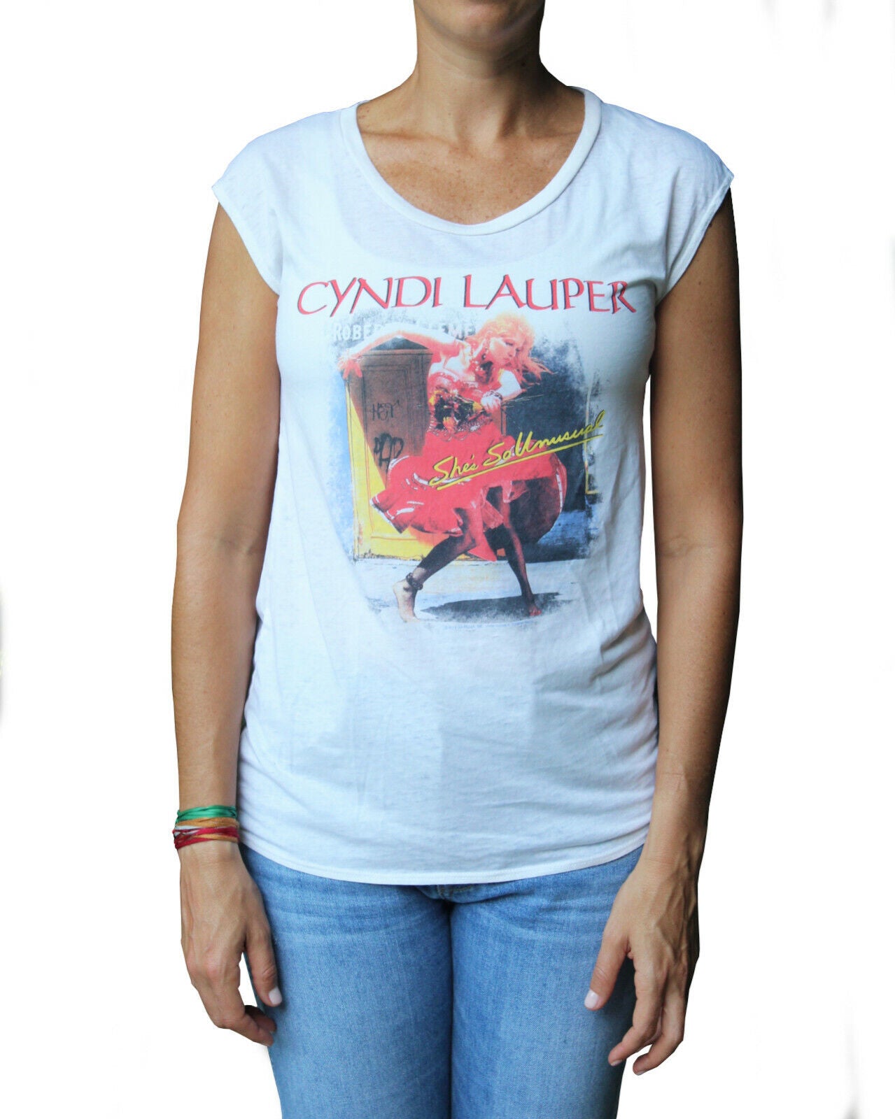 Cyndi Lauper "She's so Unusual" t-shirt