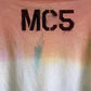 MC5's Wayne Kramer Mugshot Tie Dye Boxy t-shirt