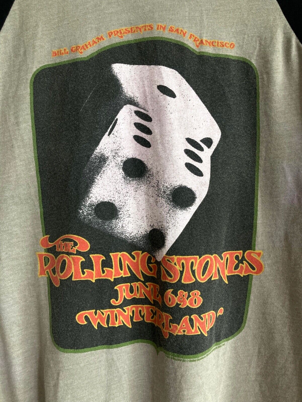 The Rolling Stones Winterland Concert t-shirt