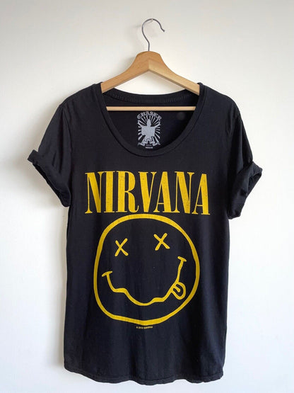 Nirvana "Smiley Face" Boxy t-shirt